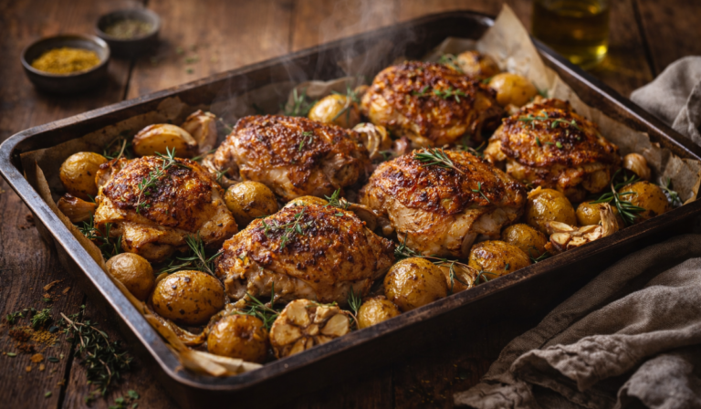 One Pan Chicken & Potatoes